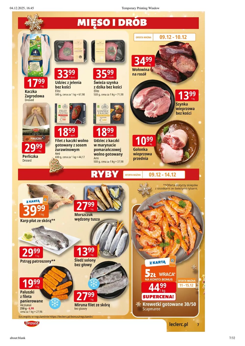 Gazetka promocyjna E.Leclerc  ważna od 09.12.2025 - Strona 7.