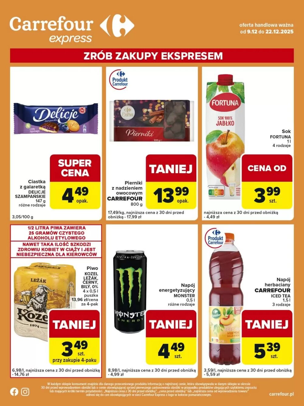 Gazetka promocyjna Carrefour Express  ważna od 09.12.2025 - Strona 1.