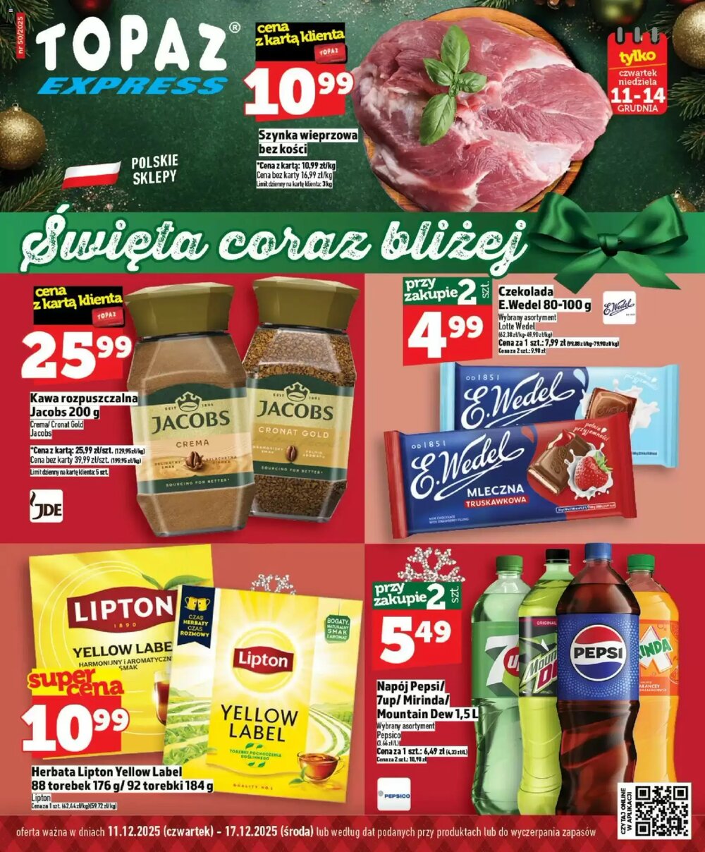 Gazetka promocyjna Topaz Express  ważna od 11.12.2025 - Strona 1.