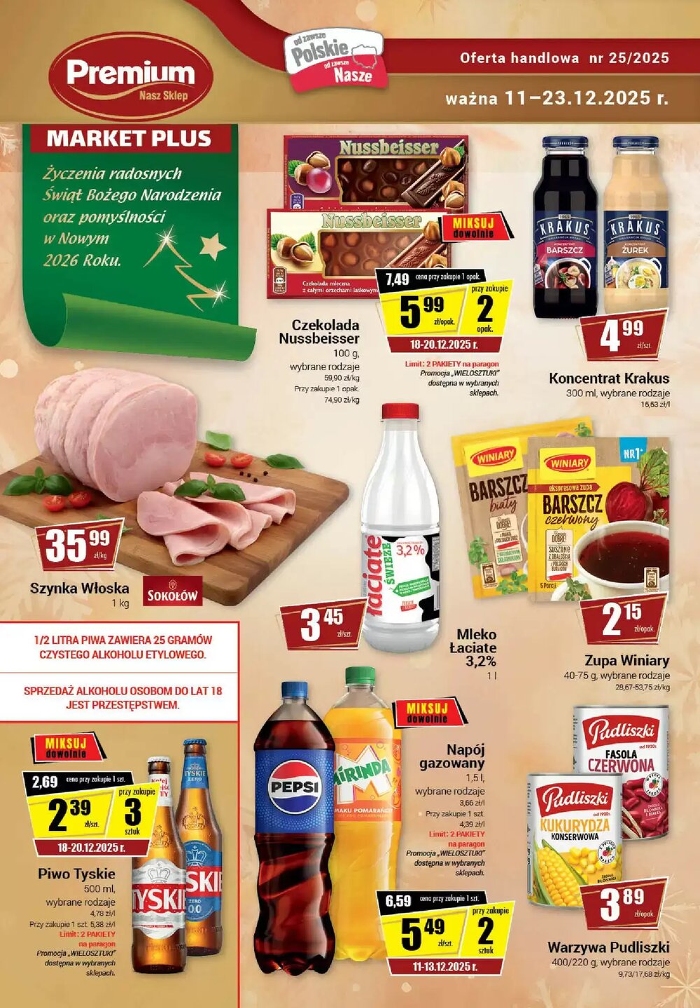 Gazetka promocyjna Premium Nasz Sklep  ważna od 11.12.2025 - Strona 1.
