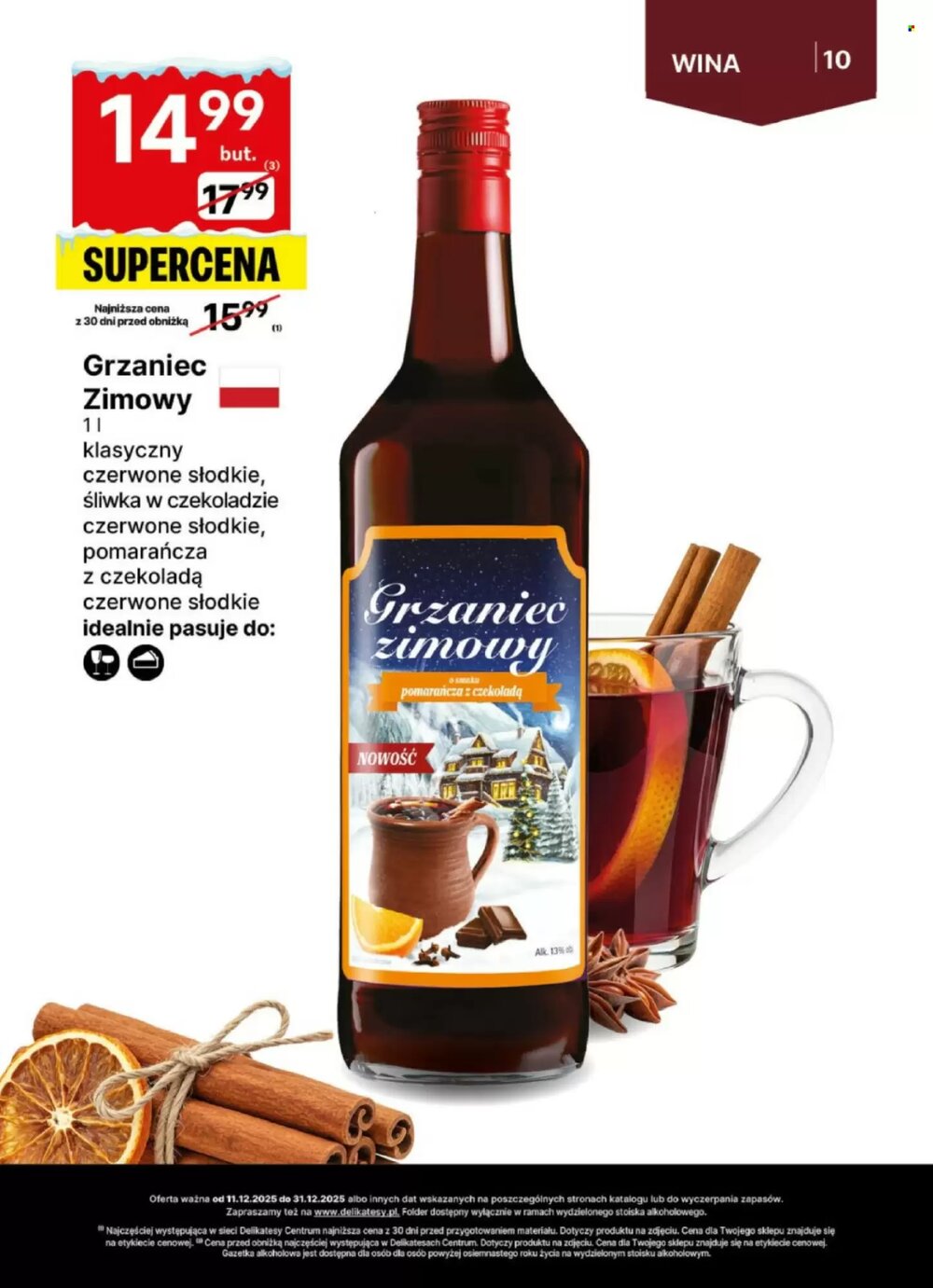 Gazetka promocyjna Delikatesy Centrum  ważna od 11.12.2025 - Strona 10.
