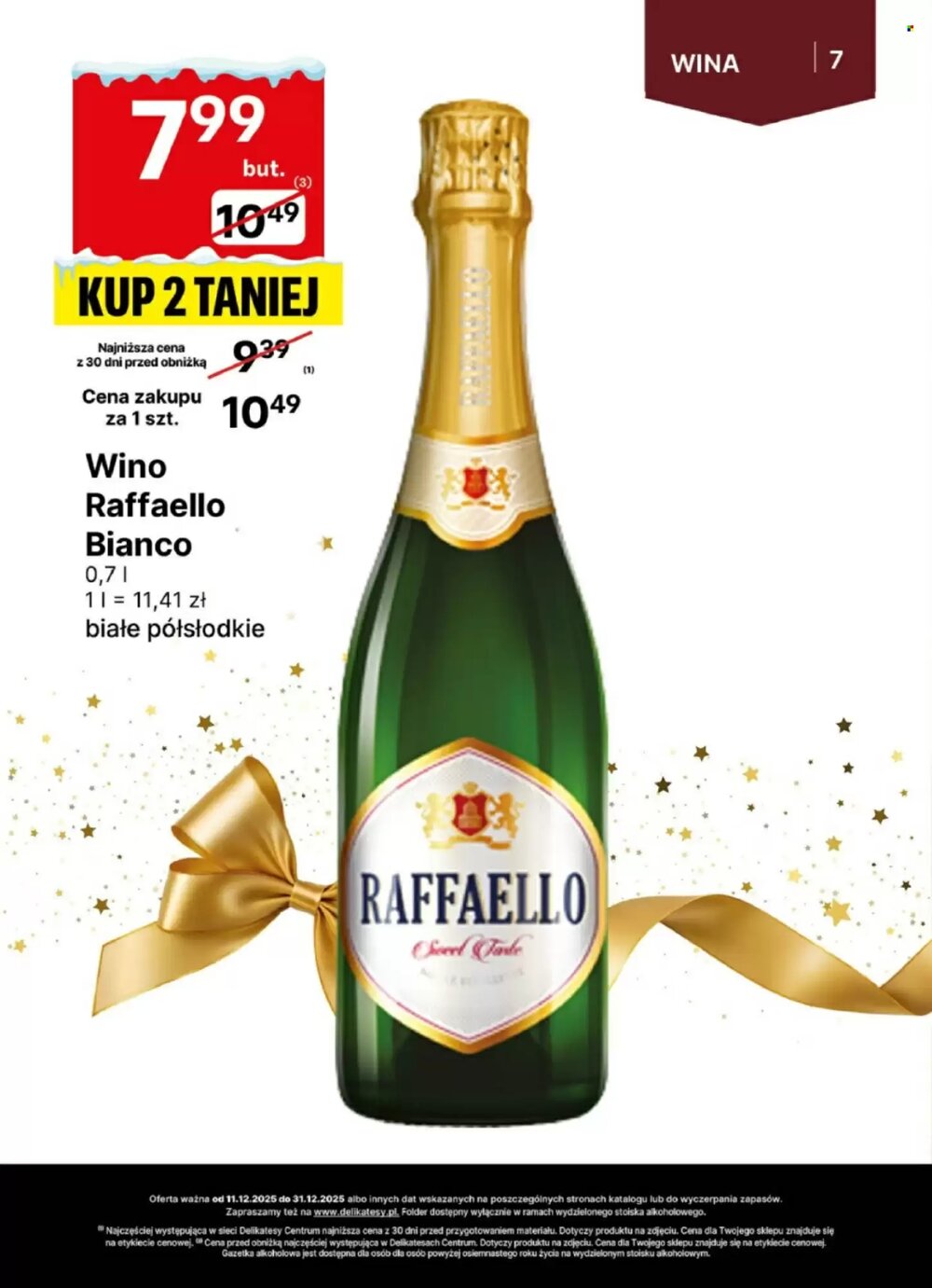 Gazetka promocyjna Delikatesy Centrum  ważna od 11.12.2025 - Strona 7.