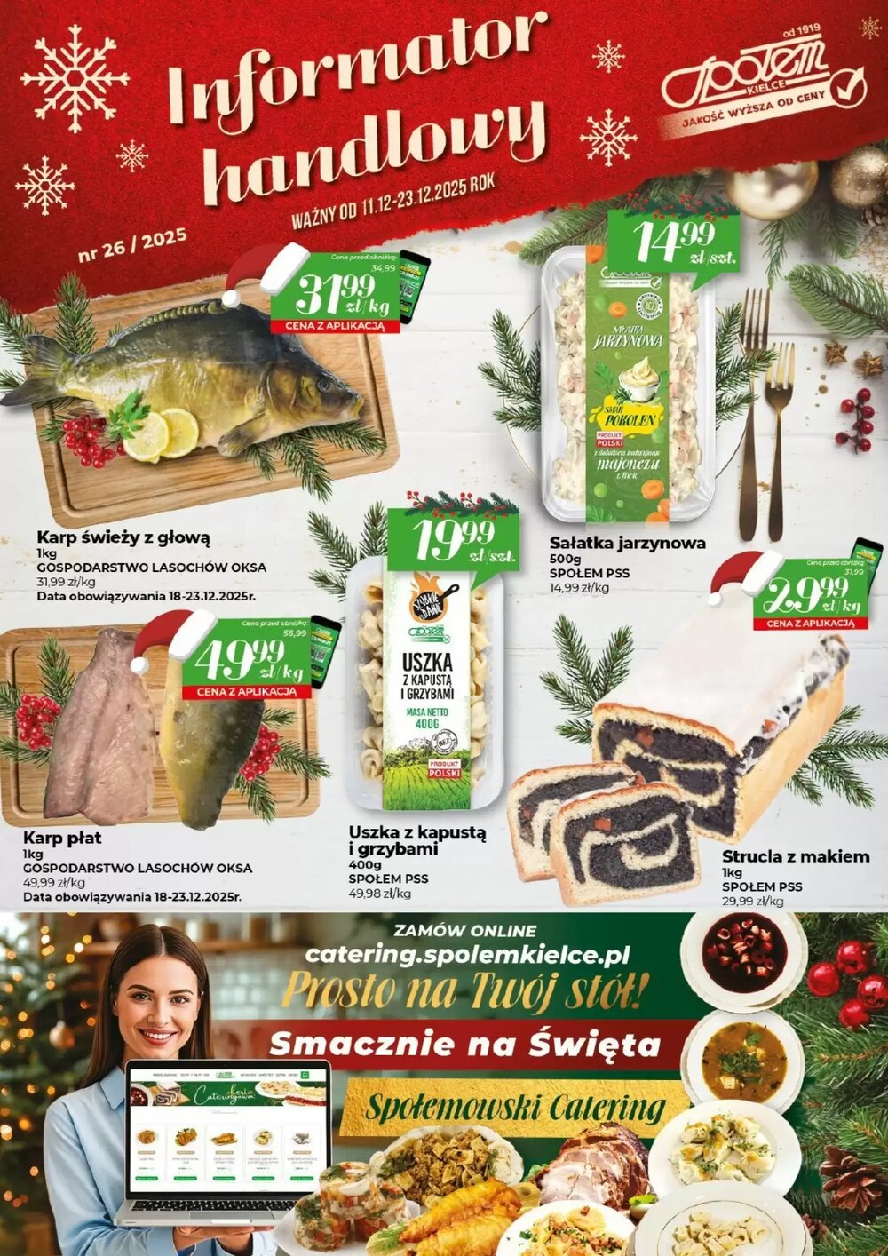 Gazetka promocyjna Społem  ważna od 11.12.2025 - Strona 1.