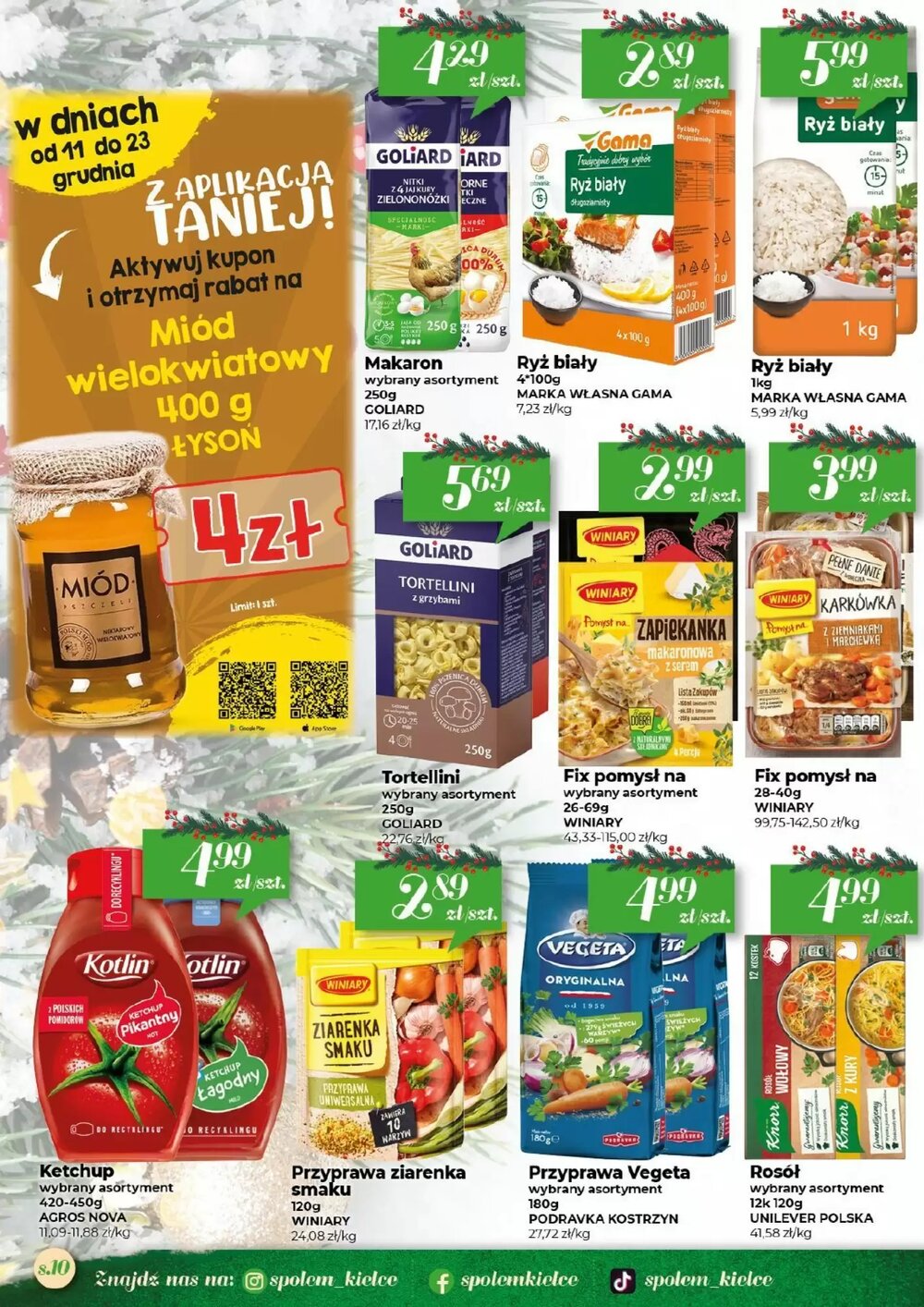 Gazetka promocyjna Społem  ważna od 11.12.2025 - Strona 10.