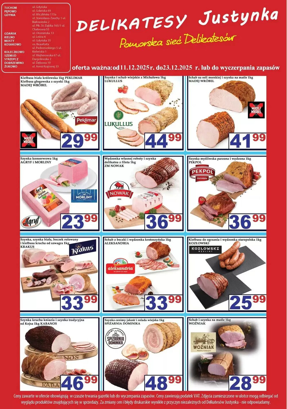 Gazetka promocyjna Delikatesy Justynka  ważna od 11.12.2025 - Strona 2.