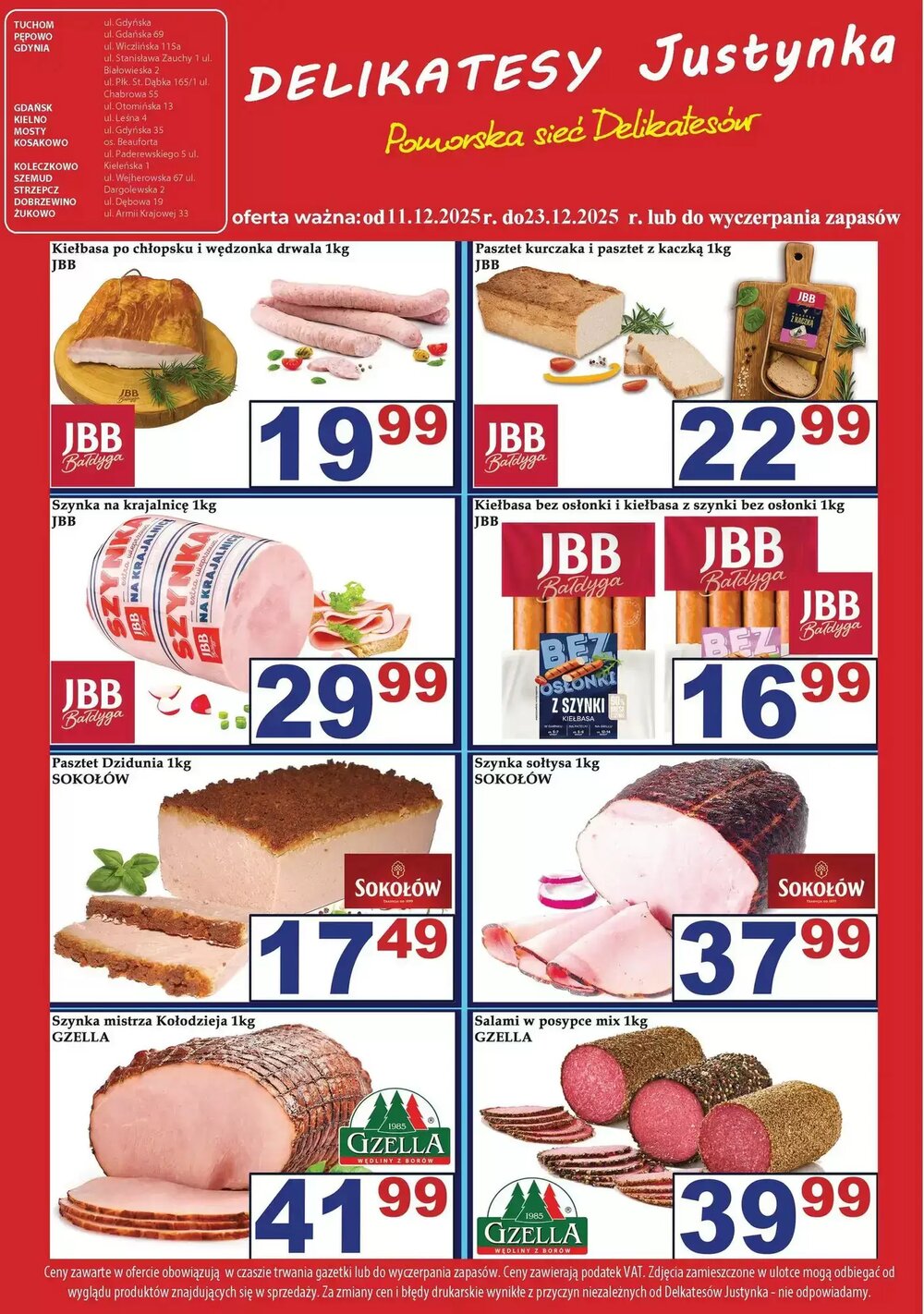 Gazetka promocyjna Delikatesy Justynka  ważna od 11.12.2025 - Strona 3.