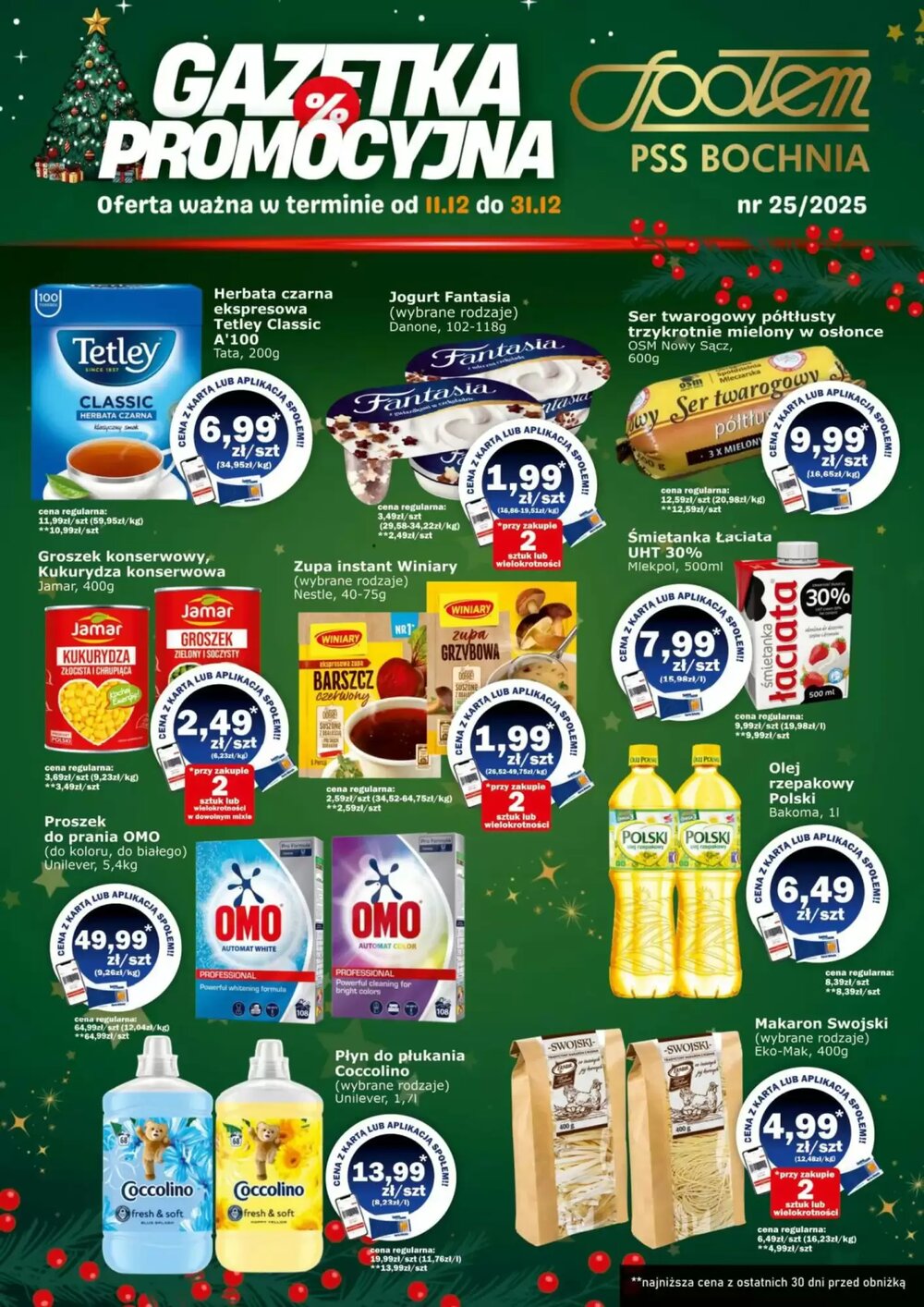 Gazetka promocyjna Społem  ważna od 11.12.2025 - Strona 1.