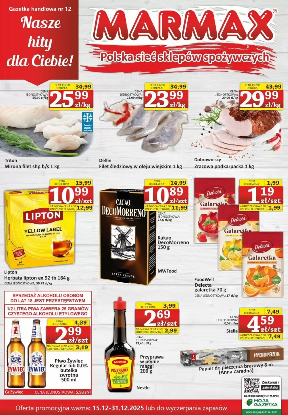 Gazetka promocyjna Marmax  ważna od 15.12.2025 - Strona 1.