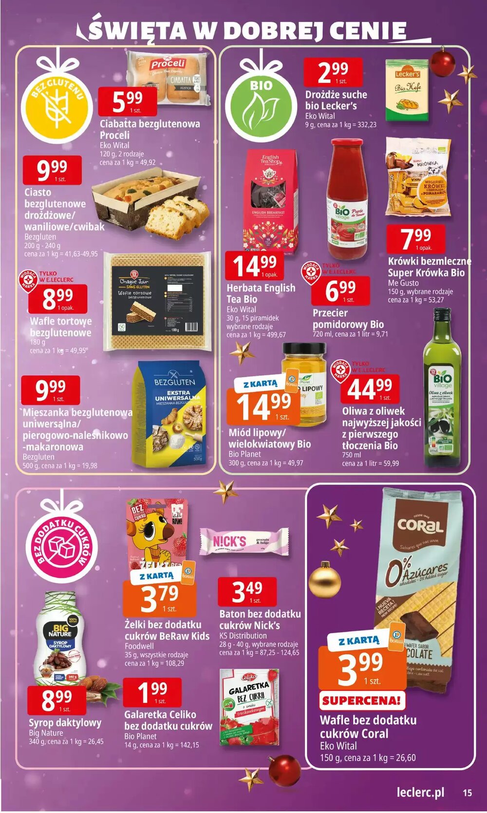 Gazetka promocyjna E.Leclerc  ważna od 15.12.2025 - Strona 15.