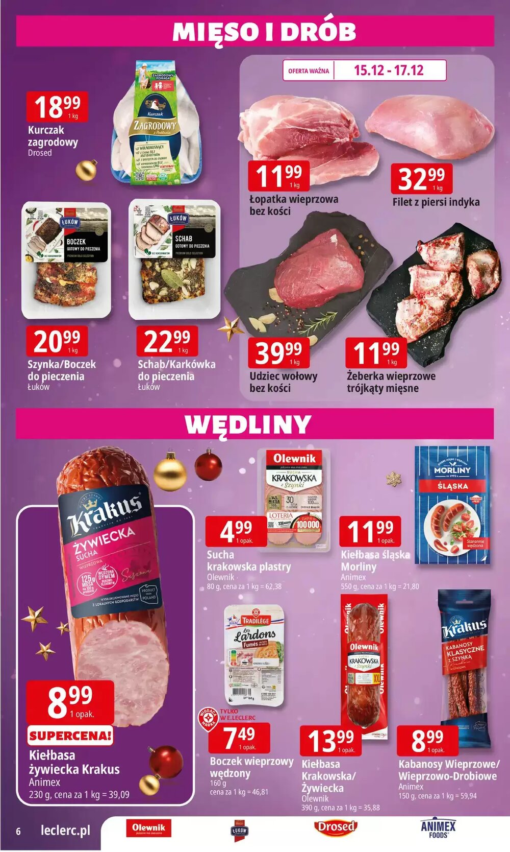 Gazetka promocyjna E.Leclerc  ważna od 15.12.2025 - Strona 6.