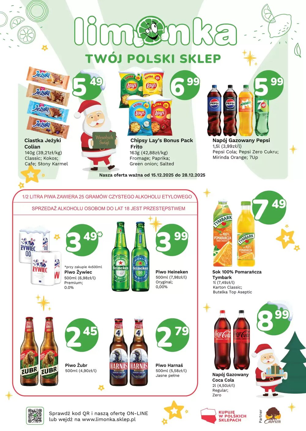 Gazetka promocyjna Limonka  ważna od 15.12.2025 - Strona 1.