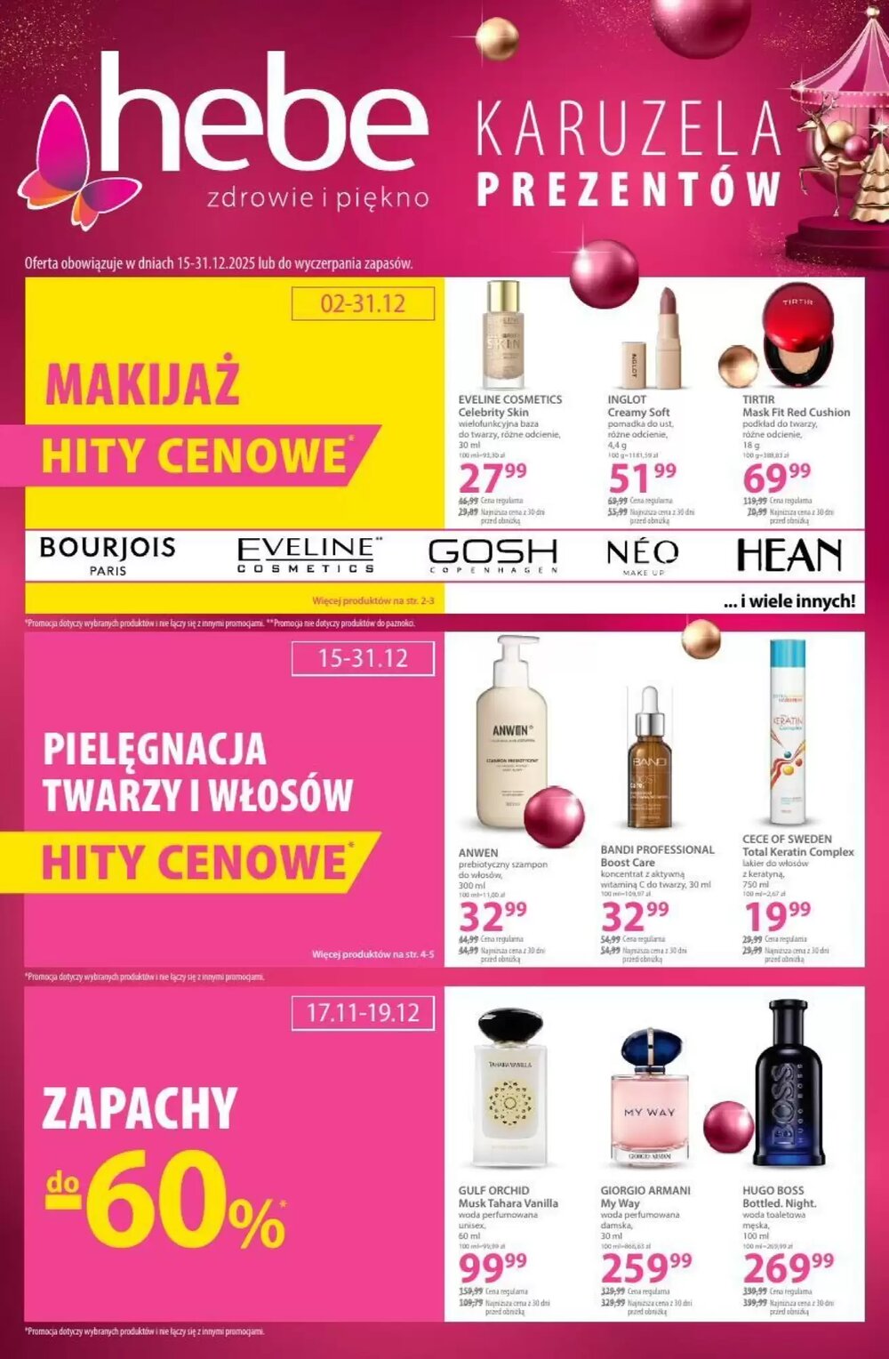 Gazetka promocyjna Hebe  ważna od 15.12.2025 - Strona 1.