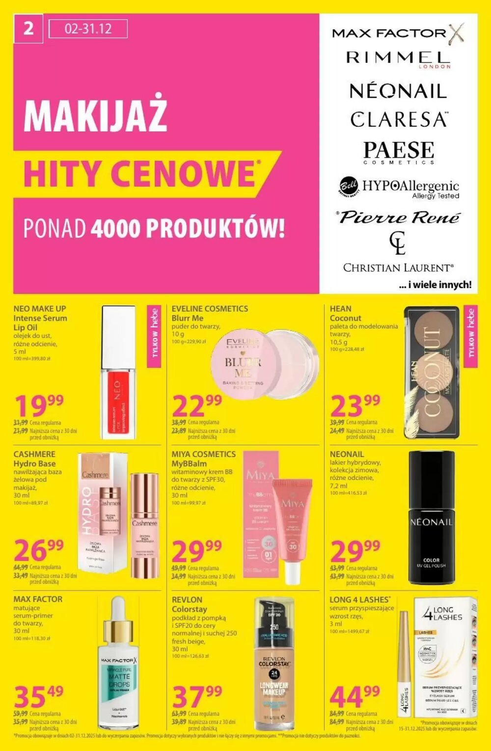 Gazetka promocyjna Hebe  ważna od 15.12.2025 - Strona 2.