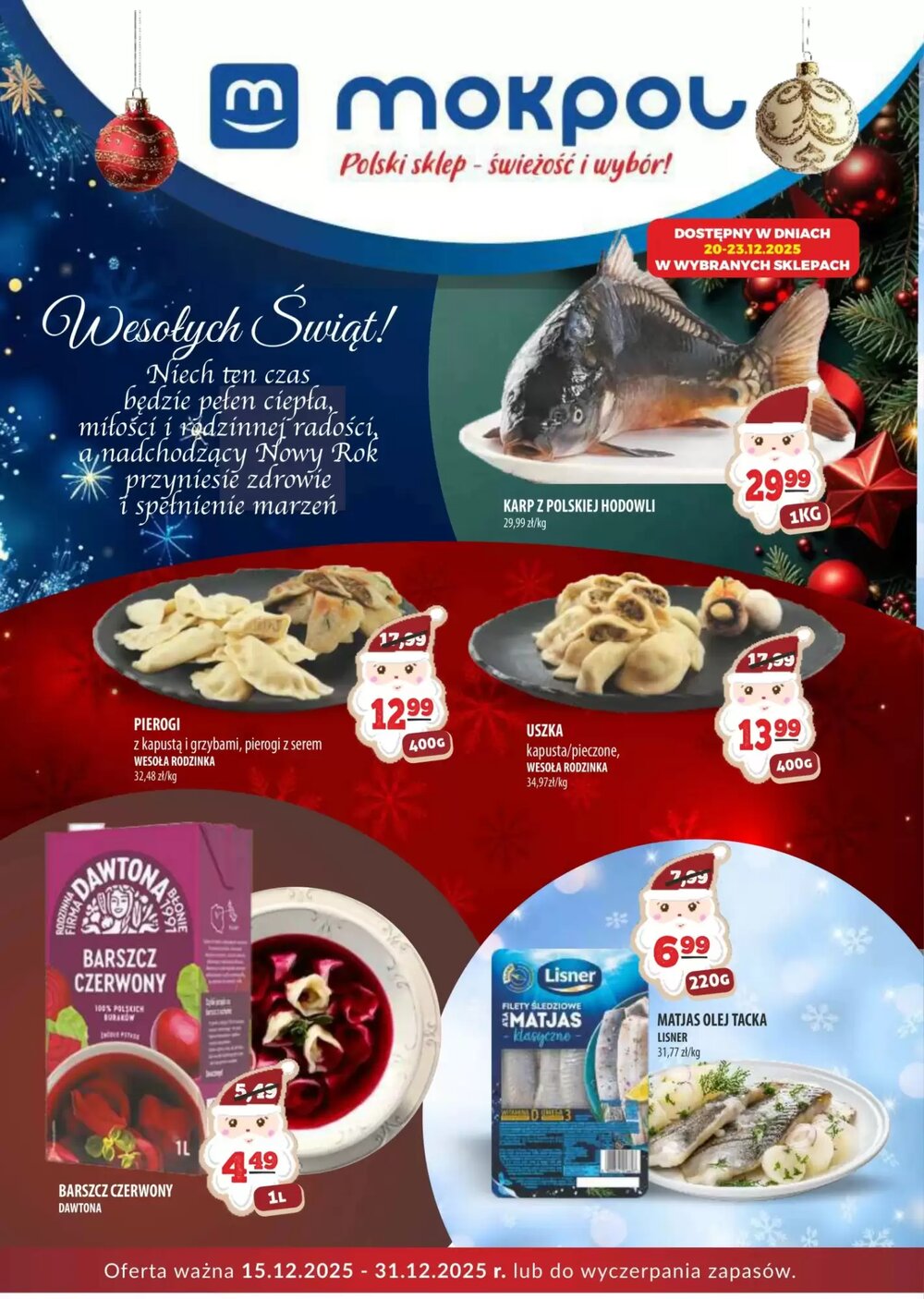 Gazetka promocyjna MOKPOL  ważna od 15.12.2025 - Strona 1.