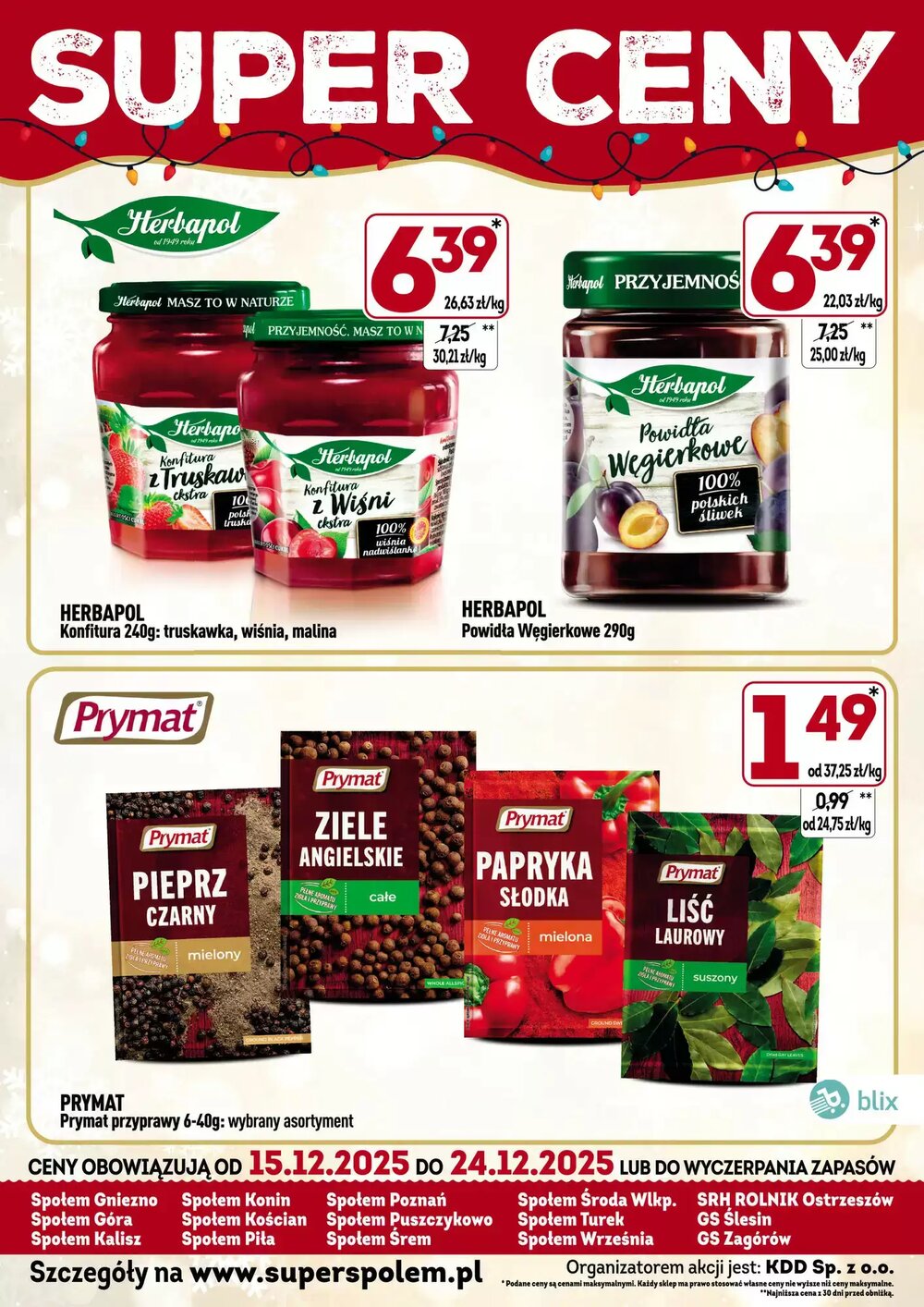 Gazetka promocyjna Społem  ważna od 15.12.2025 - Strona 3.