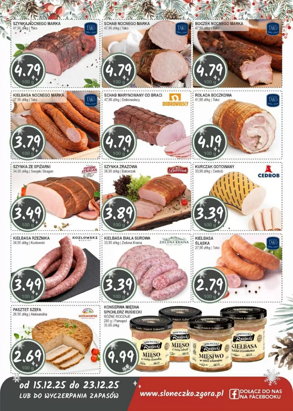 Gazetka promocyjna Słoneczko  ważna od 15.12.2025 - Strona 3.