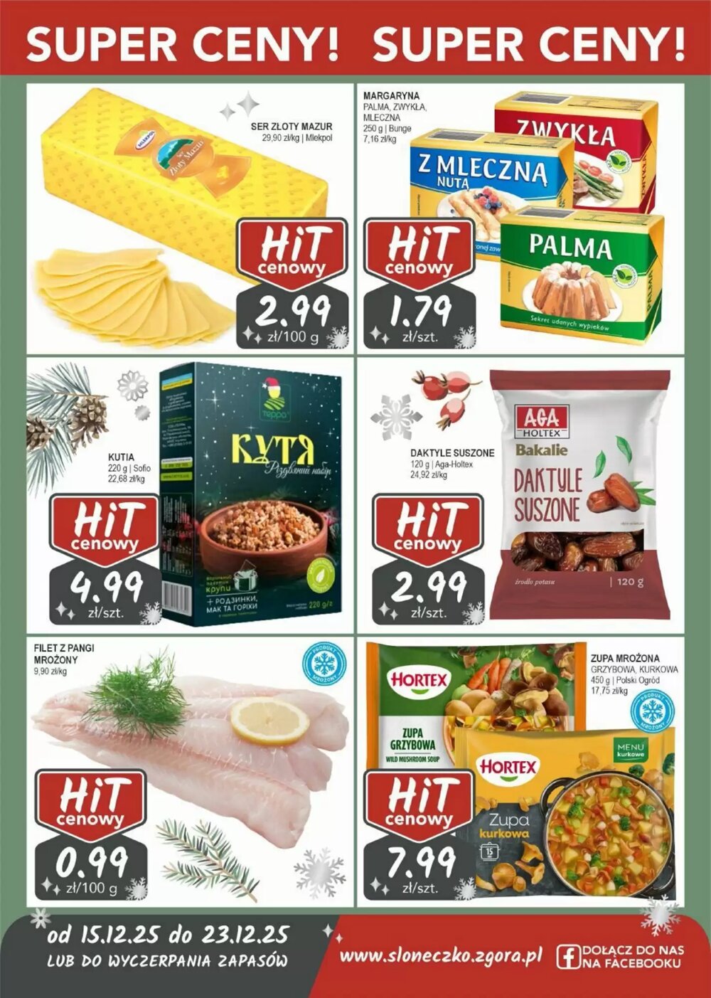 Gazetka promocyjna Słoneczko  ważna od 15.12.2025 - Strona 8.