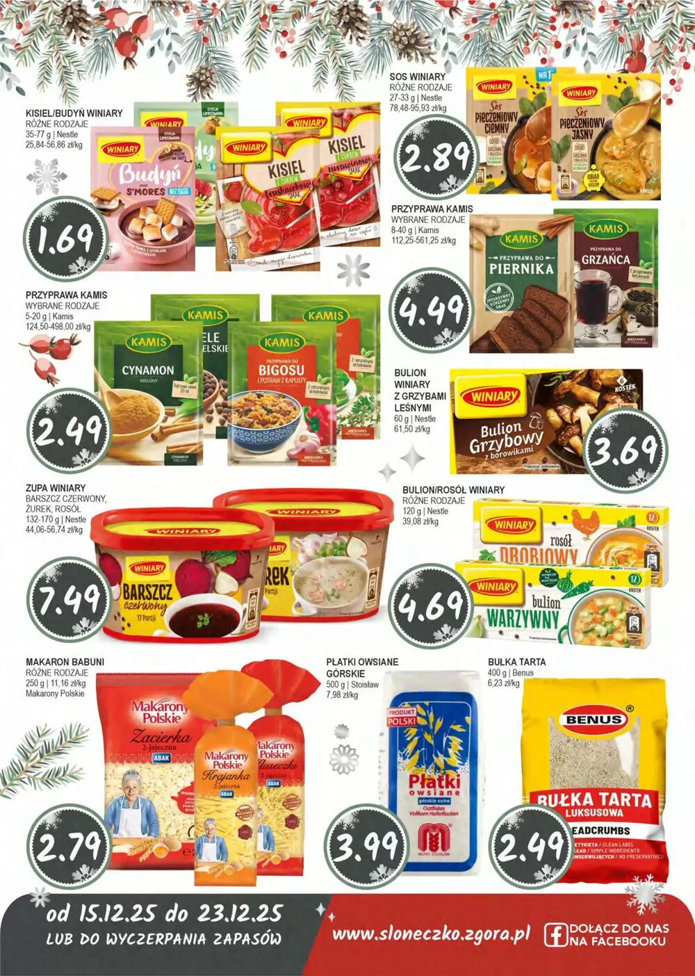 Gazetka promocyjna Słoneczko  ważna od 15.12.2025 - Strona 8.