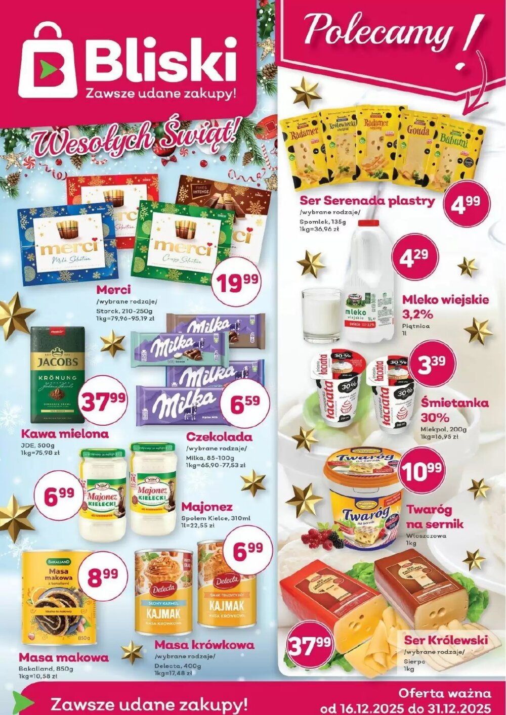 Gazetka promocyjna Społem  ważna od 16.12.2025 - Strona 1.