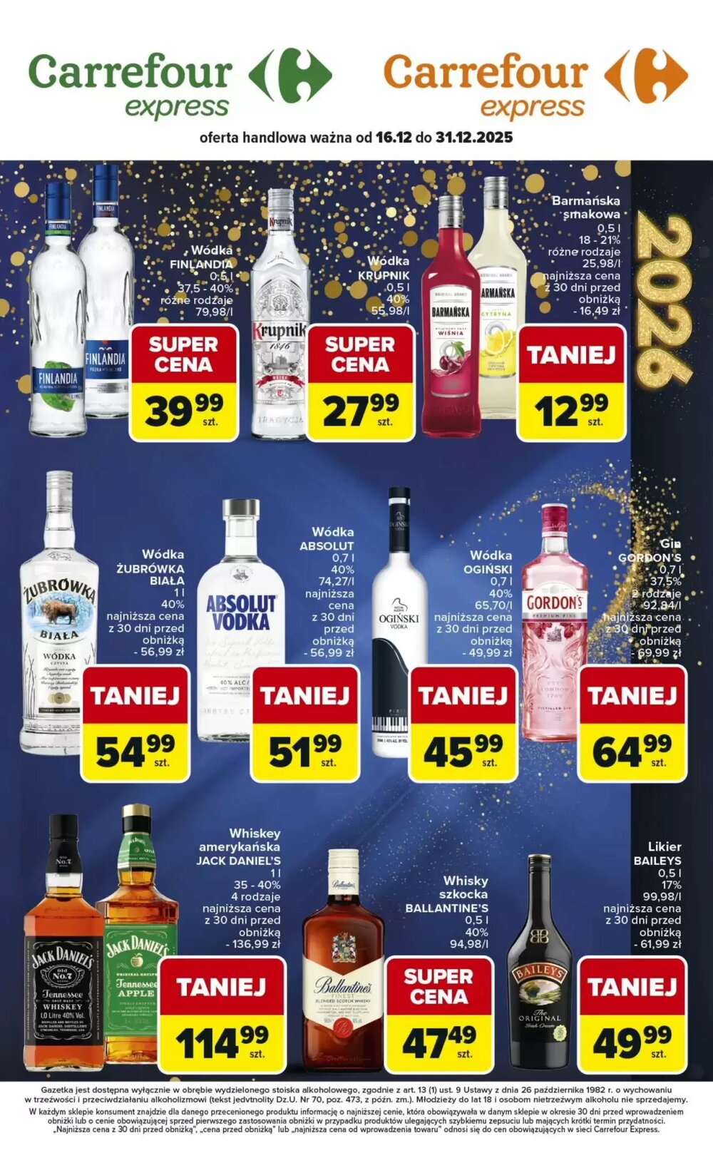 Gazetka promocyjna Carrefour Express  ważna od 16.12.2025 - Strona 1.