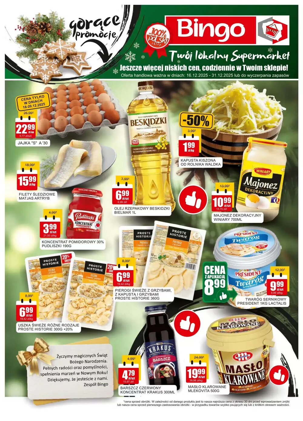Gazetka promocyjna Bingo  ważna od 16.12.2025 - Strona 1.