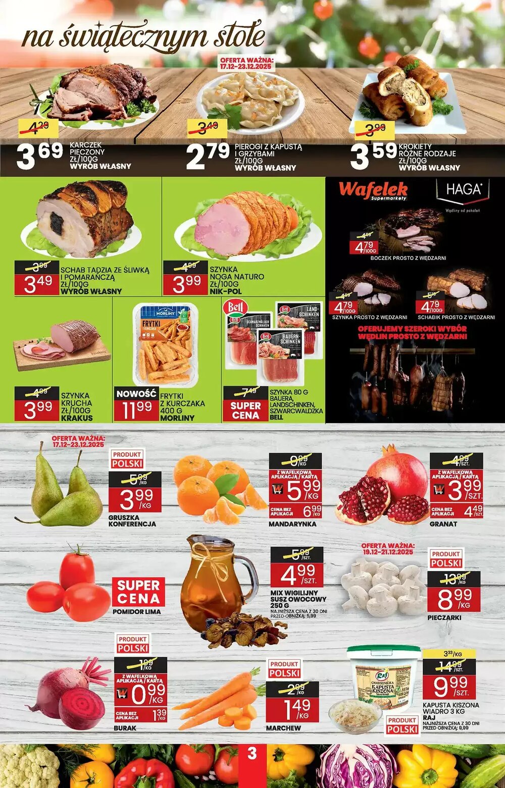 Gazetka promocyjna Wafelek  ważna od 17.12.2025 - Strona 3.