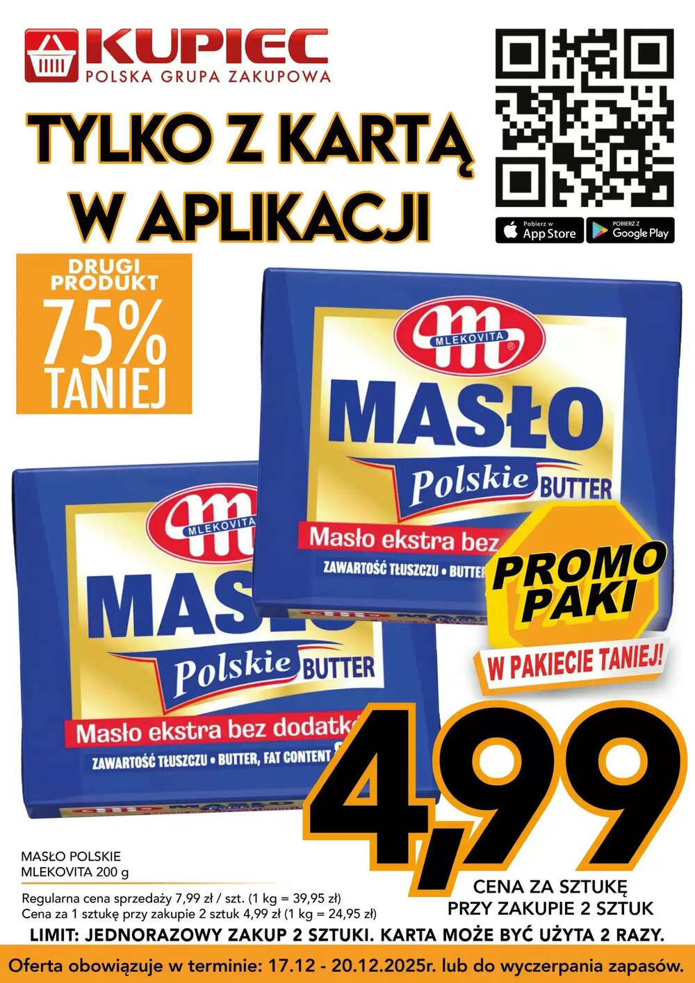 Gazetka promocyjna Kupiec  ważna od 17.12.2025 - Strona 1.