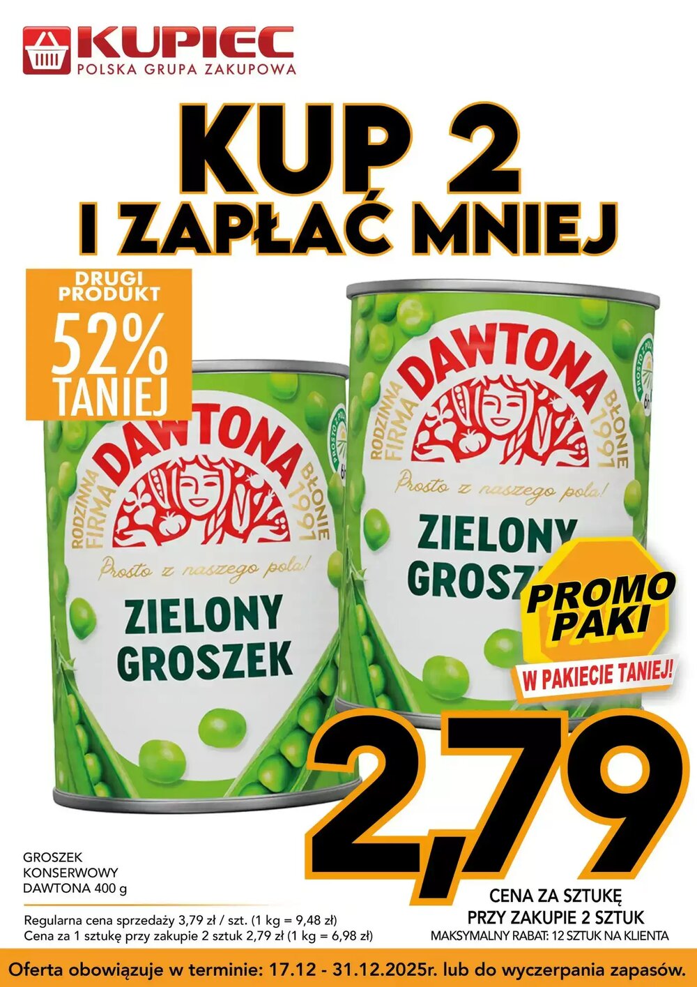 Gazetka promocyjna Kupiec  ważna od 17.12.2025 - Strona 5.