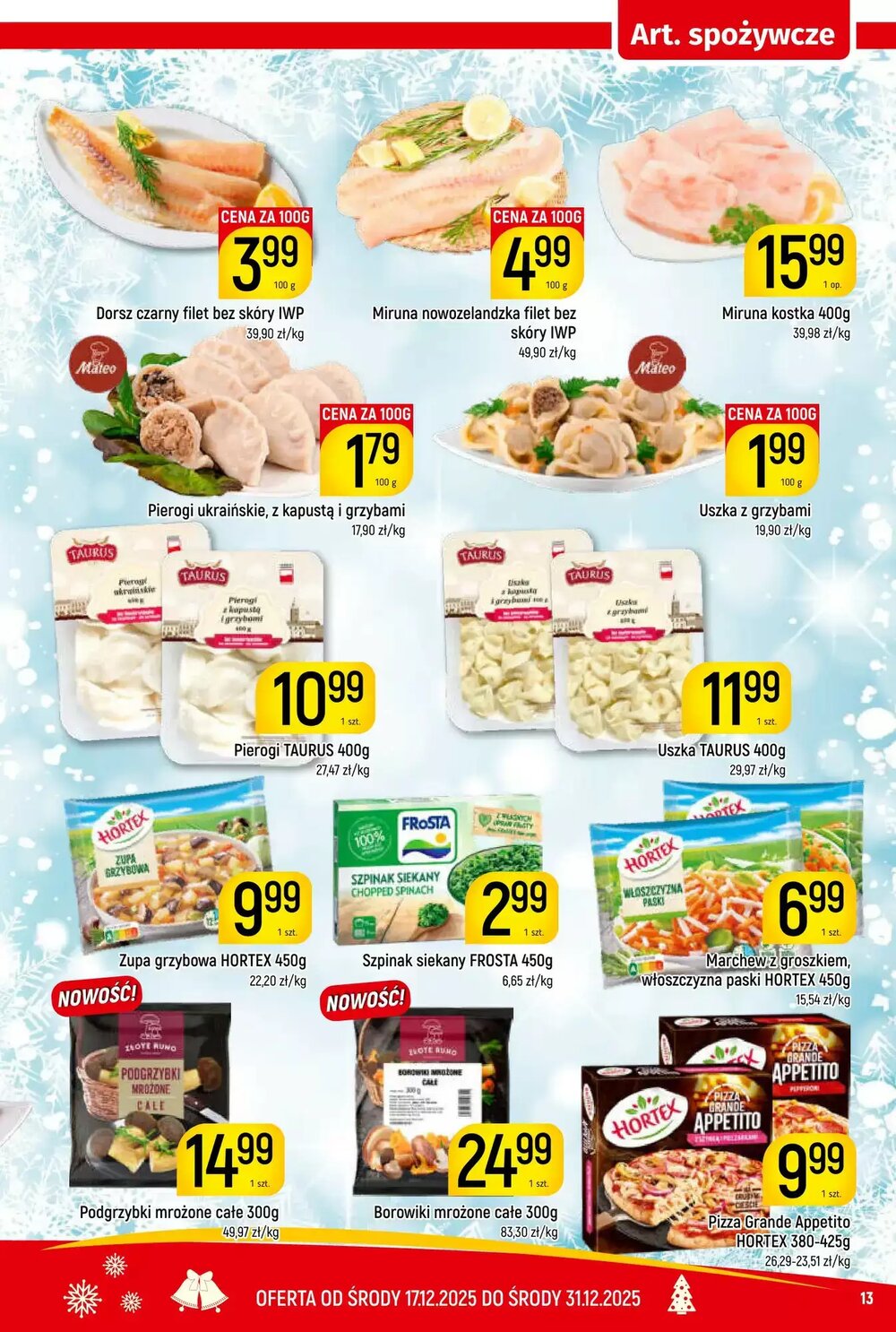 Gazetka promocyjna Delikatesy Piotruś Pan  ważna od 17.12.2025 - Strona 13.