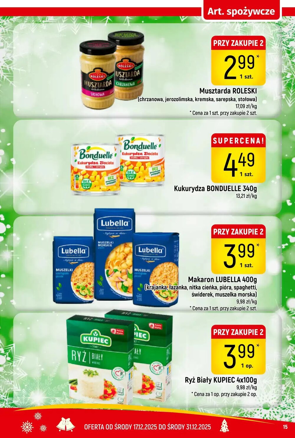 Gazetka promocyjna Delikatesy Piotruś Pan  ważna od 17.12.2025 - Strona 15.