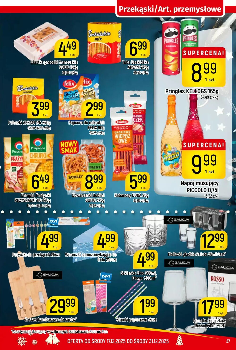 Gazetka promocyjna Delikatesy Piotruś Pan  ważna od 17.12.2025 - Strona 27.