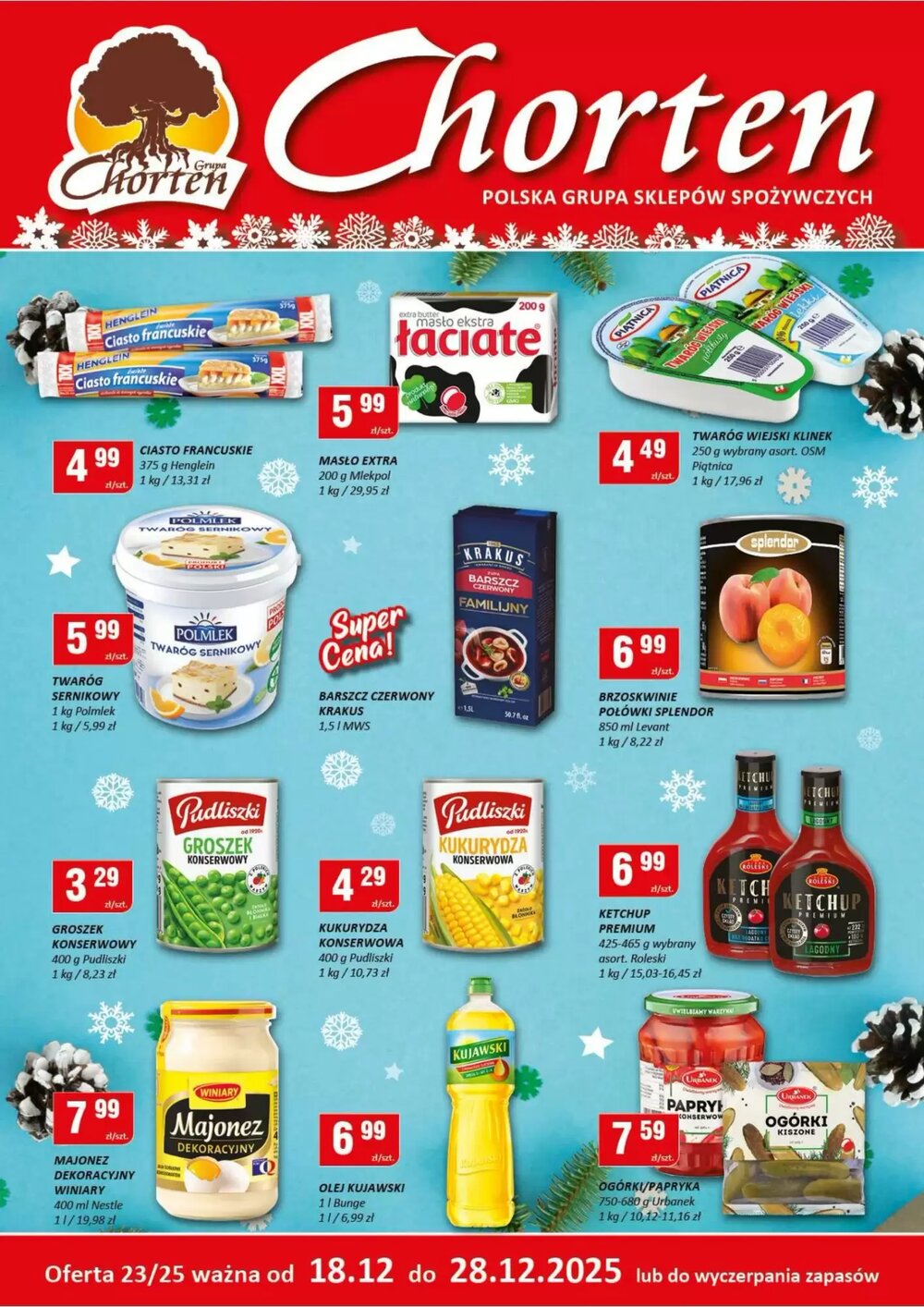 Gazetka promocyjna Chorten  ważna od 18.12.2025 - Strona 1.