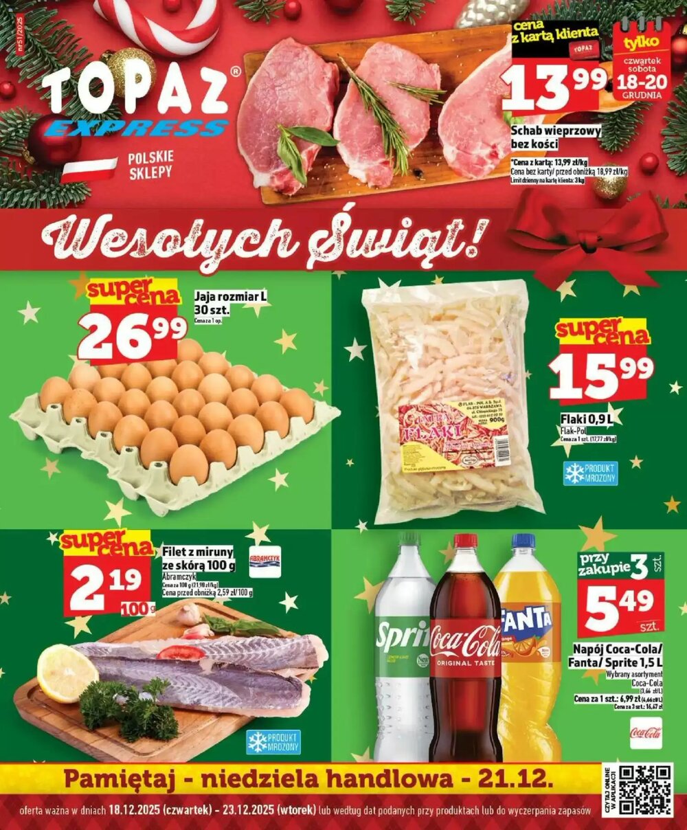 Gazetka promocyjna Topaz Express  ważna od 18.12.2025 - Strona 1.