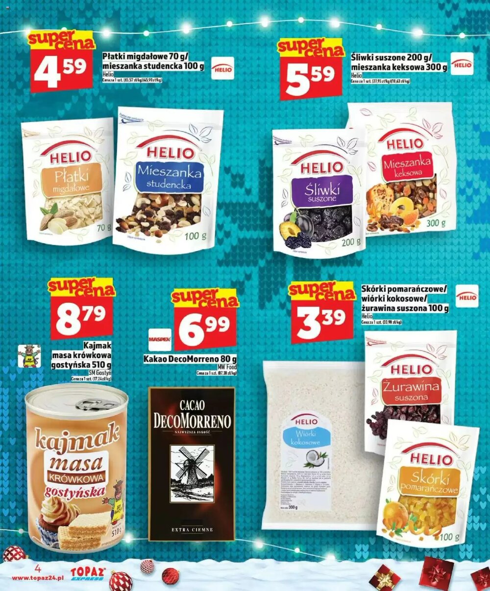Gazetka promocyjna Topaz Express  ważna od 18.12.2025 - Strona 4.