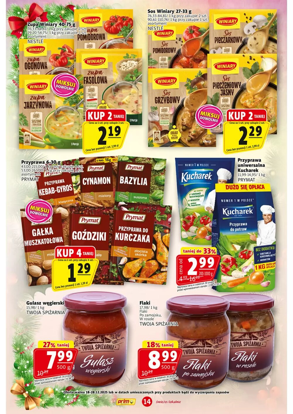 Gazetka promocyjna Prim Market  ważna od 18.12.2025 - Strona 14.
