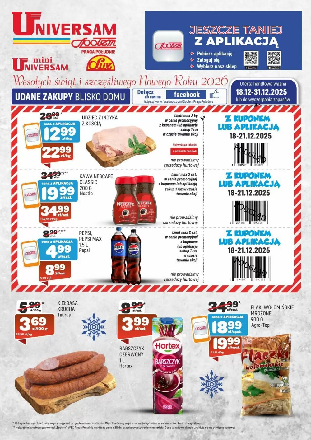 Gazetka promocyjna Społem  ważna od 18.12.2025 - Strona 1.