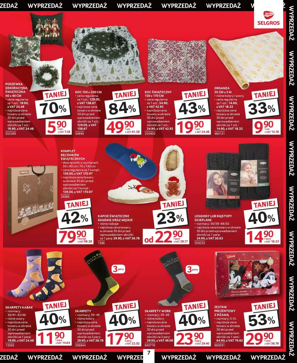 Gazetka promocyjna Selgros  ważna od 18.12.2025 - Strona 7.