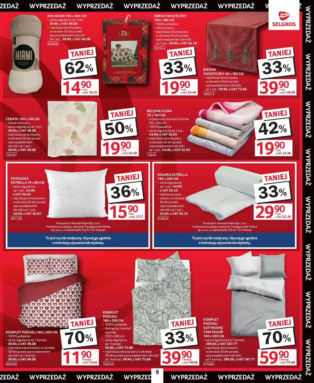 Gazetka promocyjna Selgros  ważna od 18.12.2025 - Strona 9.