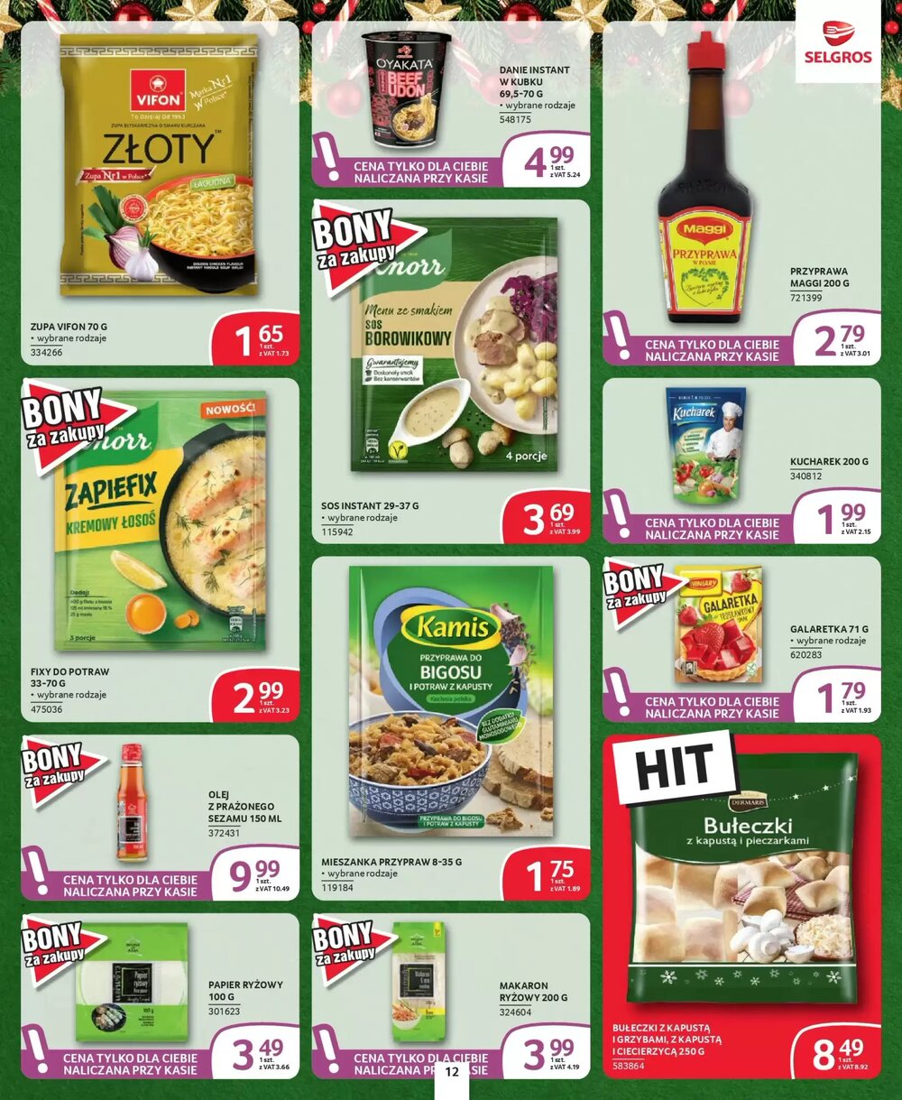Gazetka promocyjna Selgros  ważna od 18.12.2025 - Strona 12.
