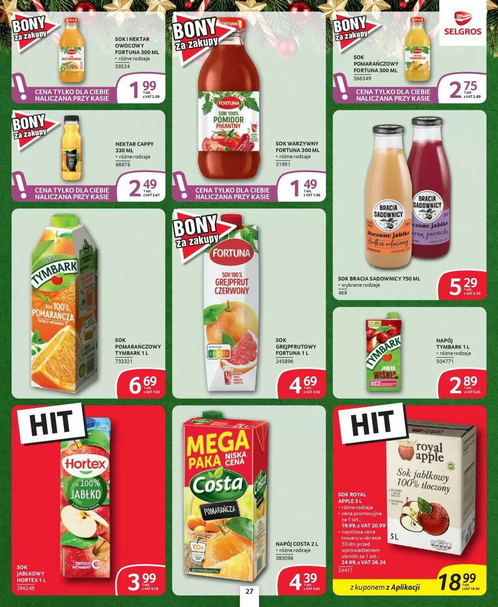 Gazetka promocyjna Selgros  ważna od 18.12.2025 - Strona 27.
