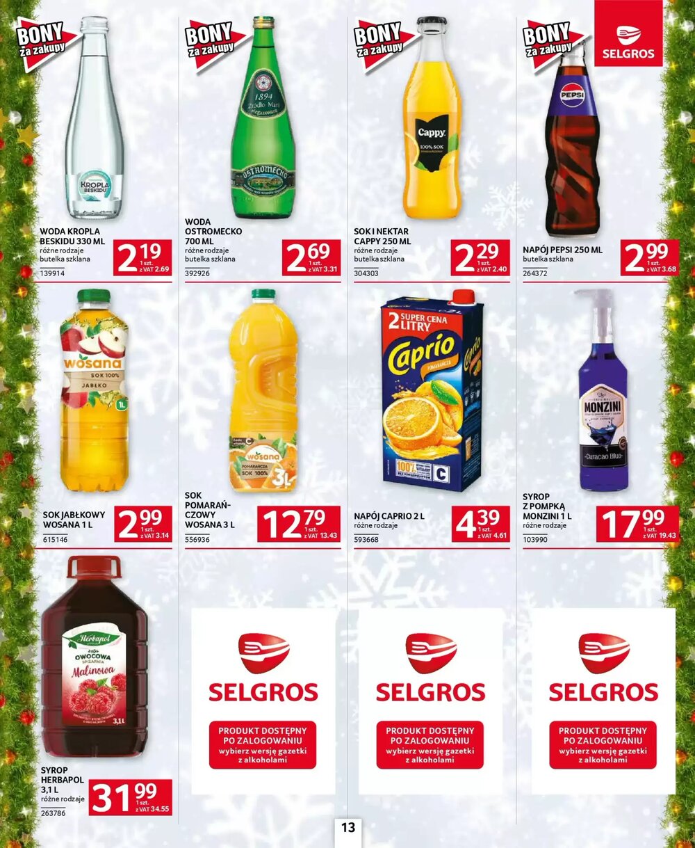 Gazetka promocyjna Selgros  ważna od 18.12.2025 - Strona 13.