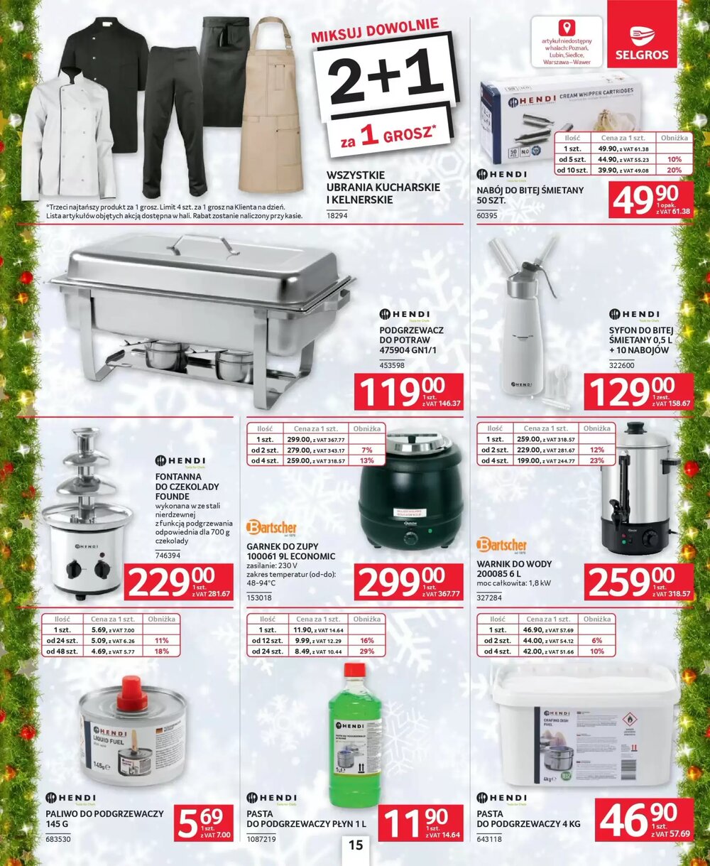 Gazetka promocyjna Selgros  ważna od 18.12.2025 - Strona 15.