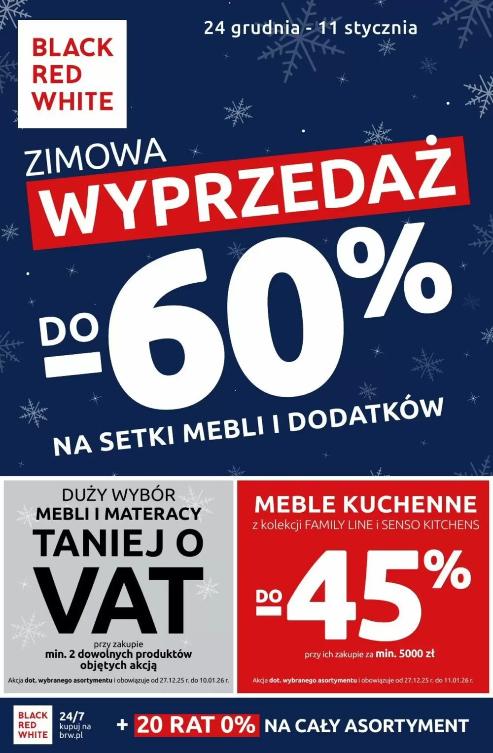 Gazetka promocyjna Black Red White  ważna od 24.12.2025 - Strona 1.