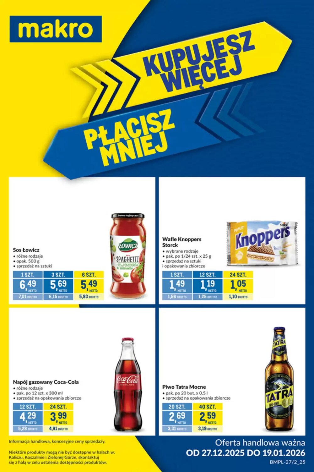Gazetka promocyjna Makro  ważna od 27.12.2025 - Strona 1.