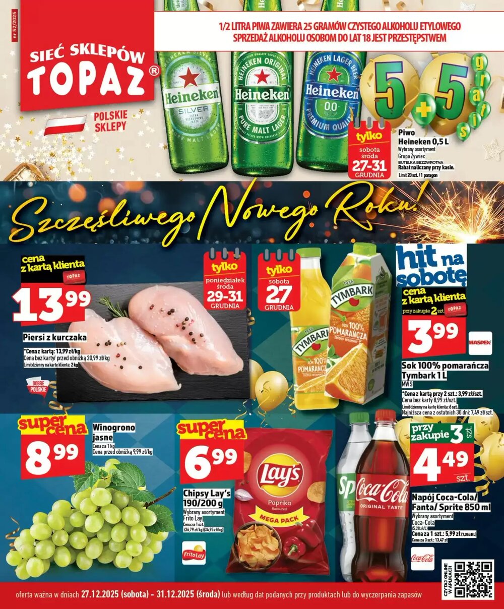 Gazetka promocyjna Topaz  ważna od 27.12.2025 - Strona 1.