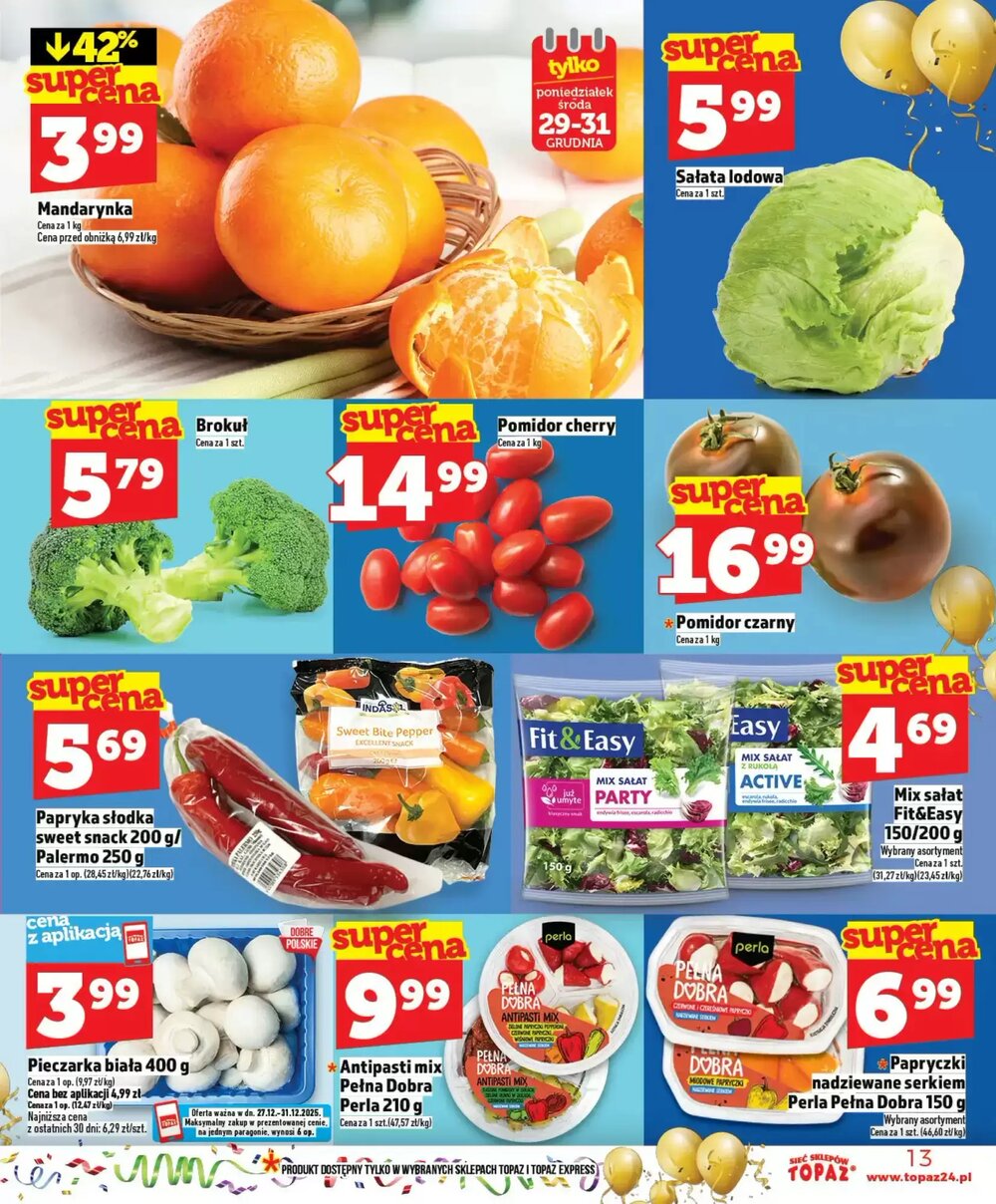 Gazetka promocyjna Topaz  ważna od 27.12.2025 - Strona 13.