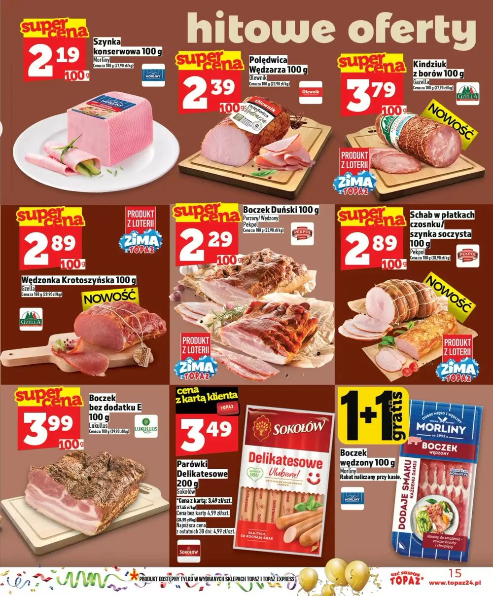 Gazetka promocyjna Topaz  ważna od 27.12.2025 - Strona 15.