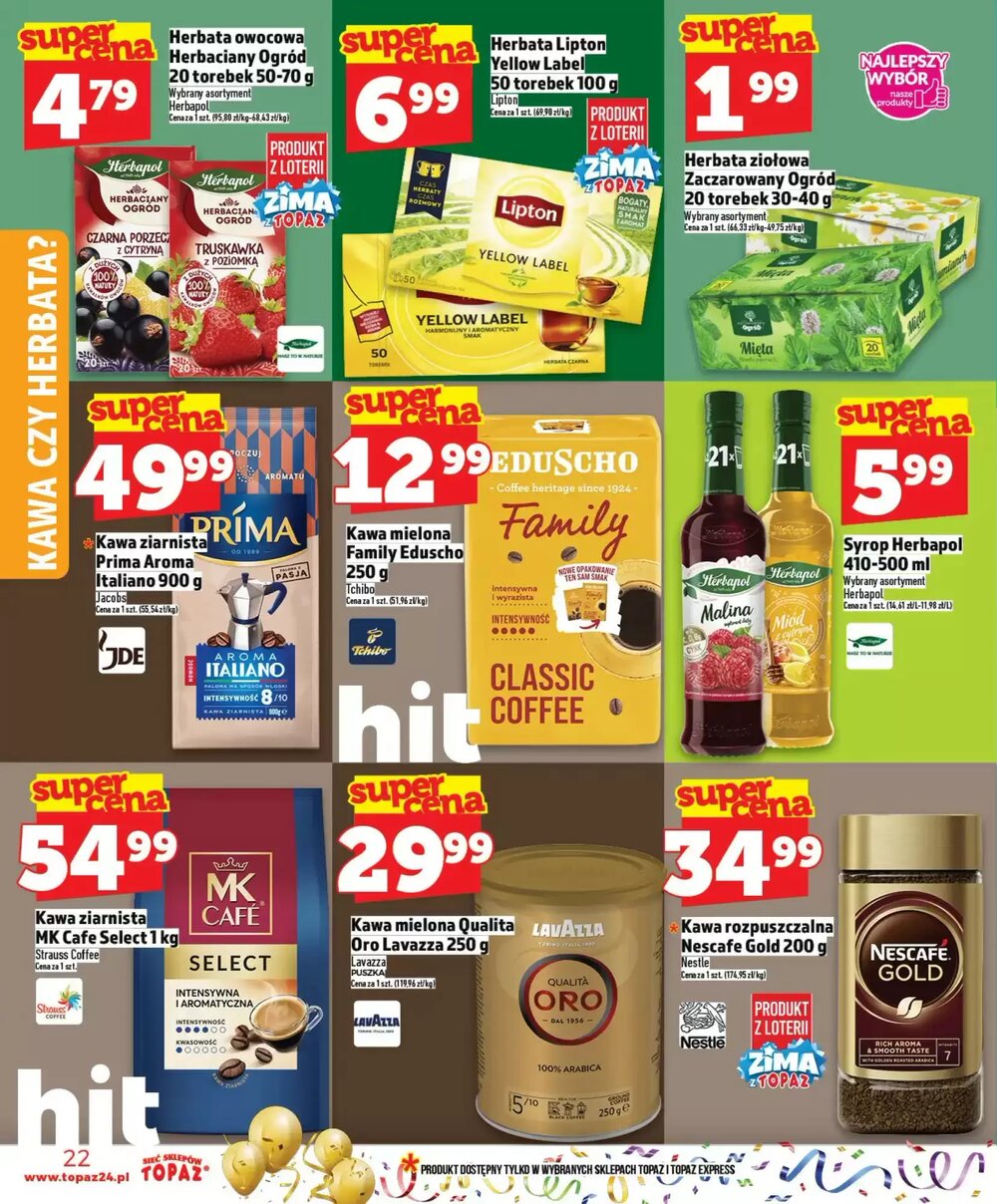 Gazetka promocyjna Topaz  ważna od 27.12.2025 - Strona 22.