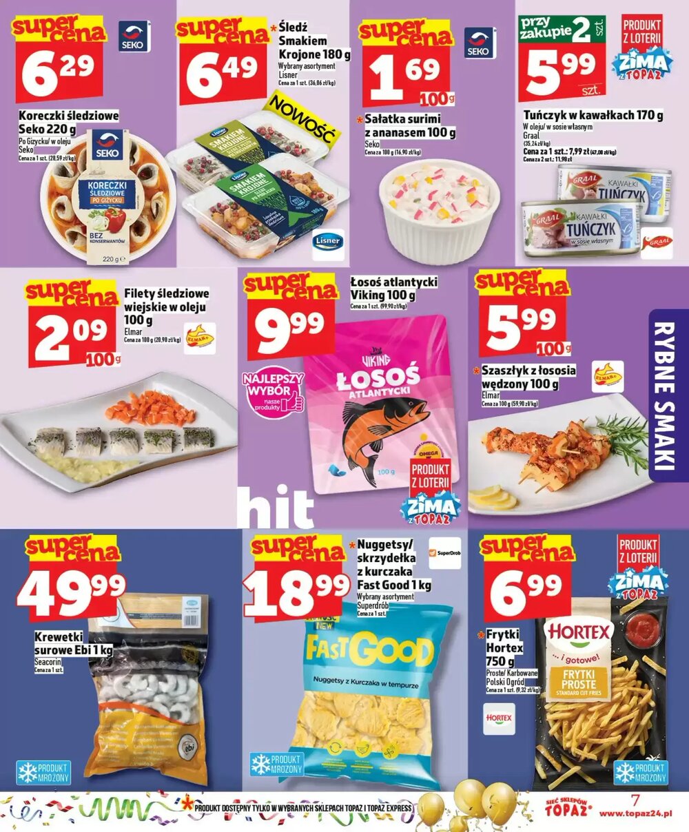 Gazetka promocyjna Topaz  ważna od 27.12.2025 - Strona 7.
