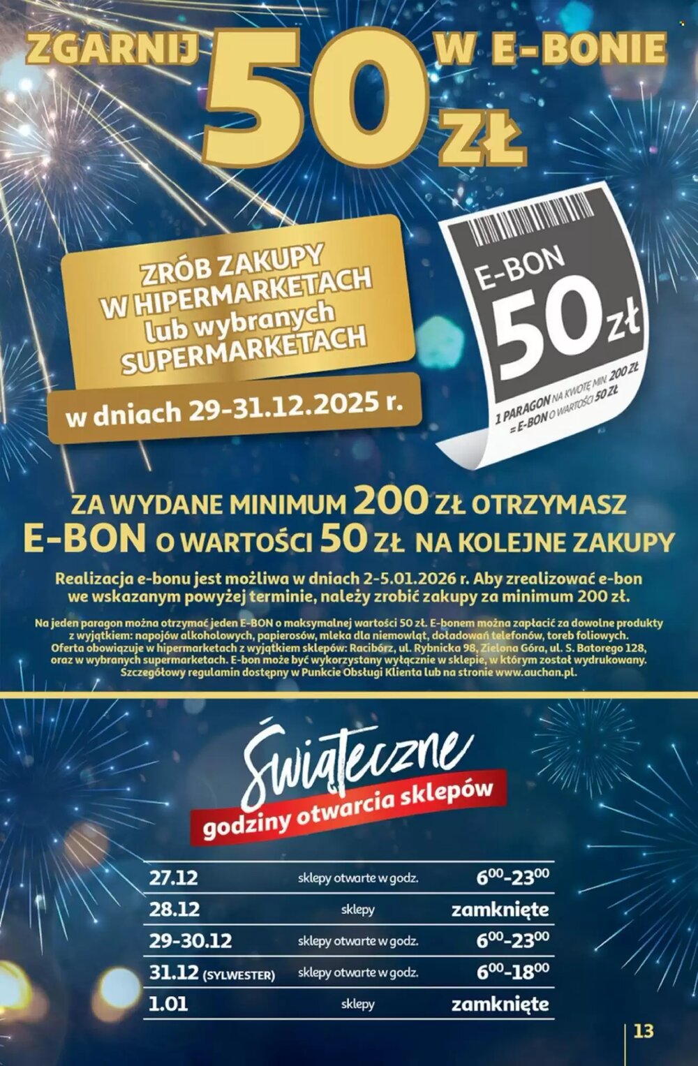 Gazetka promocyjna Auchan  ważna od 27.12.2025 - Strona 13.